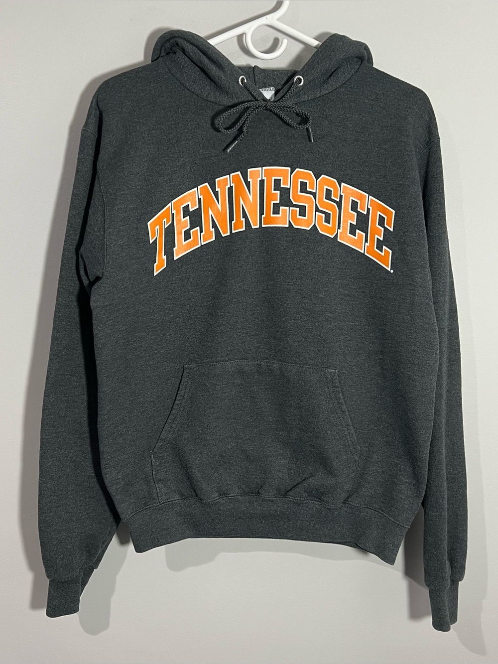 Champion Tennessee Volunteers Gray Orange Pullover Sweatshirt Hoodie Mens Small